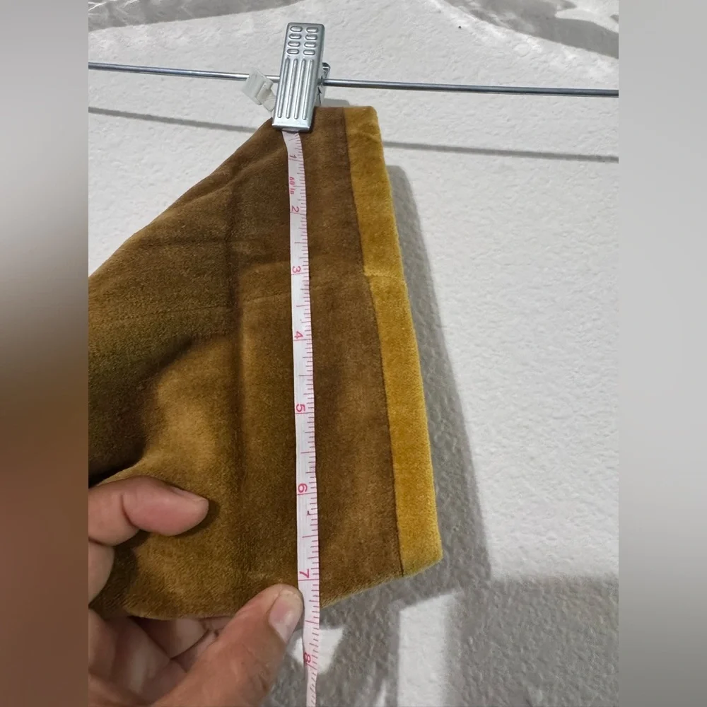 Pottery Barn Gold Velvet Wine Bag With Tags